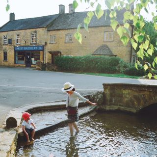 Paddling in the River Windrush