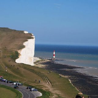 Seven Sisters White Cliffs and Beachy Head Lighthouse