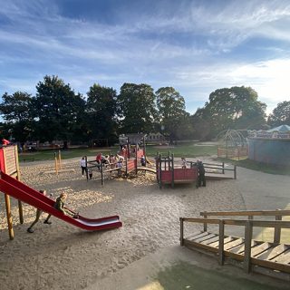 Bath Royal Victoria Park Embankment Slide and Toddler Climbing Unit