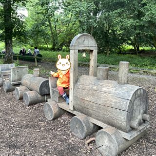 Wooden Play Train with Bell - Belton House Adventure Playground