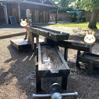 Water Play and Water Pump - Belton House Adventure Playground