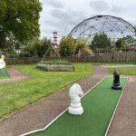 Crazy Golf and Aviary - Wicksteed Park