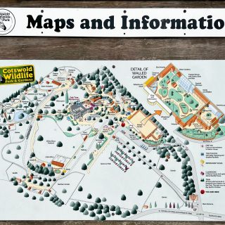 Cotswold Wildlife Park and Gardens Map