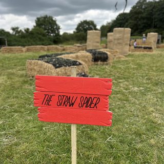 The Straw Spider - Straw Bales - Play Area - Attingham Park
