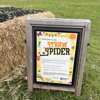 The Straw Spider - Straw Bales - Play Area - Attingham Park